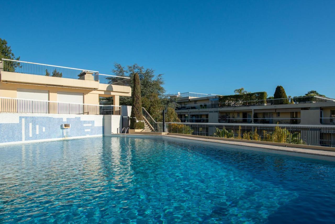 3 Pieces Vue Mer Et Piscine Quartier Parc Imperial Nice Exteriér fotografie